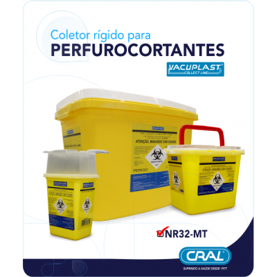 Coletor para Perfurocortante - Rígido VACUPLAST