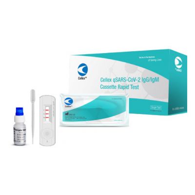 Teste Rápido CELLEX QSARS-COV-2 Igg/IgM