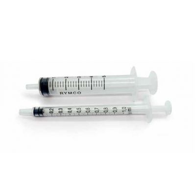 Seringas hipodérmicas estéreis de três partes (sem agulha) Rymco