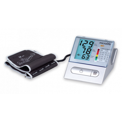 Monitor de Pressão Arterial Automático de Braço Prata