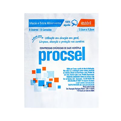 Compressa Cirúrgica de Gaze Hidrófila Estéril