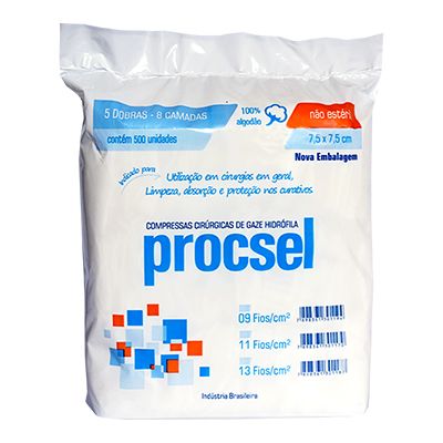 Compressa Cirúrgica de Gaze Hidrófila Não Estéril