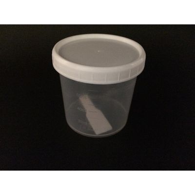 Coletor Universal Translúcido tampa branca a granel (100/pacote)