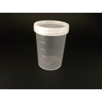 Coletor Urina Translúcido tampa natural à granel (50ml)