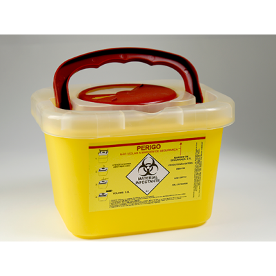 Coletor perfuro-cortante 3L Retangular