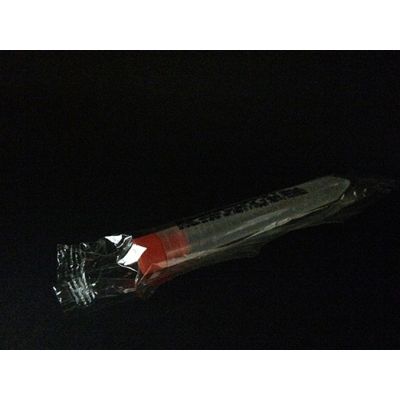 Tubo 10/12ML PP Translúcido (  FINO) tampa vermelha individual estéril