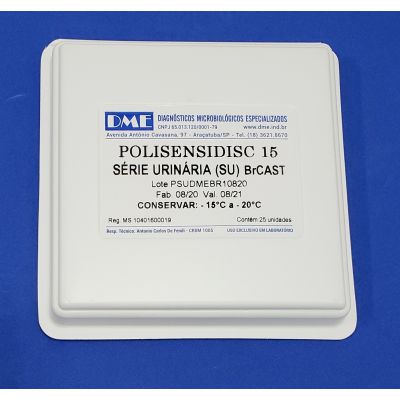 POLISENSIDISC – 15 SÉRIE URINÁRIA – BrCAST Nova Configuração