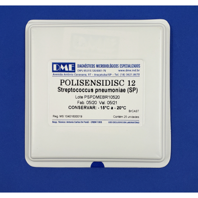 POLISENSIDISC – 12 STREPTOCOCCUS PNEUMONIAE – BrCAST