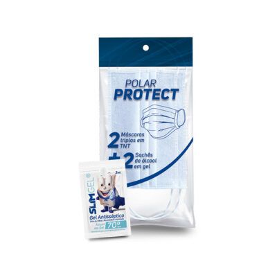 Kit ideal – 2 máscaras triplas TNT e 2 sachês